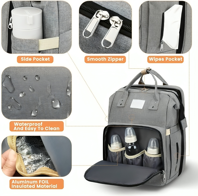 CribPack™ - All-in-One-Babytragesystem