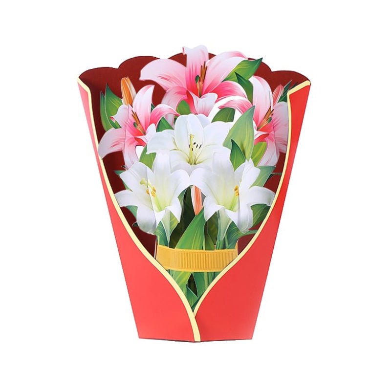 BloomCard™ – 3D-Pop-Up-Blumenkarte als langlebiges