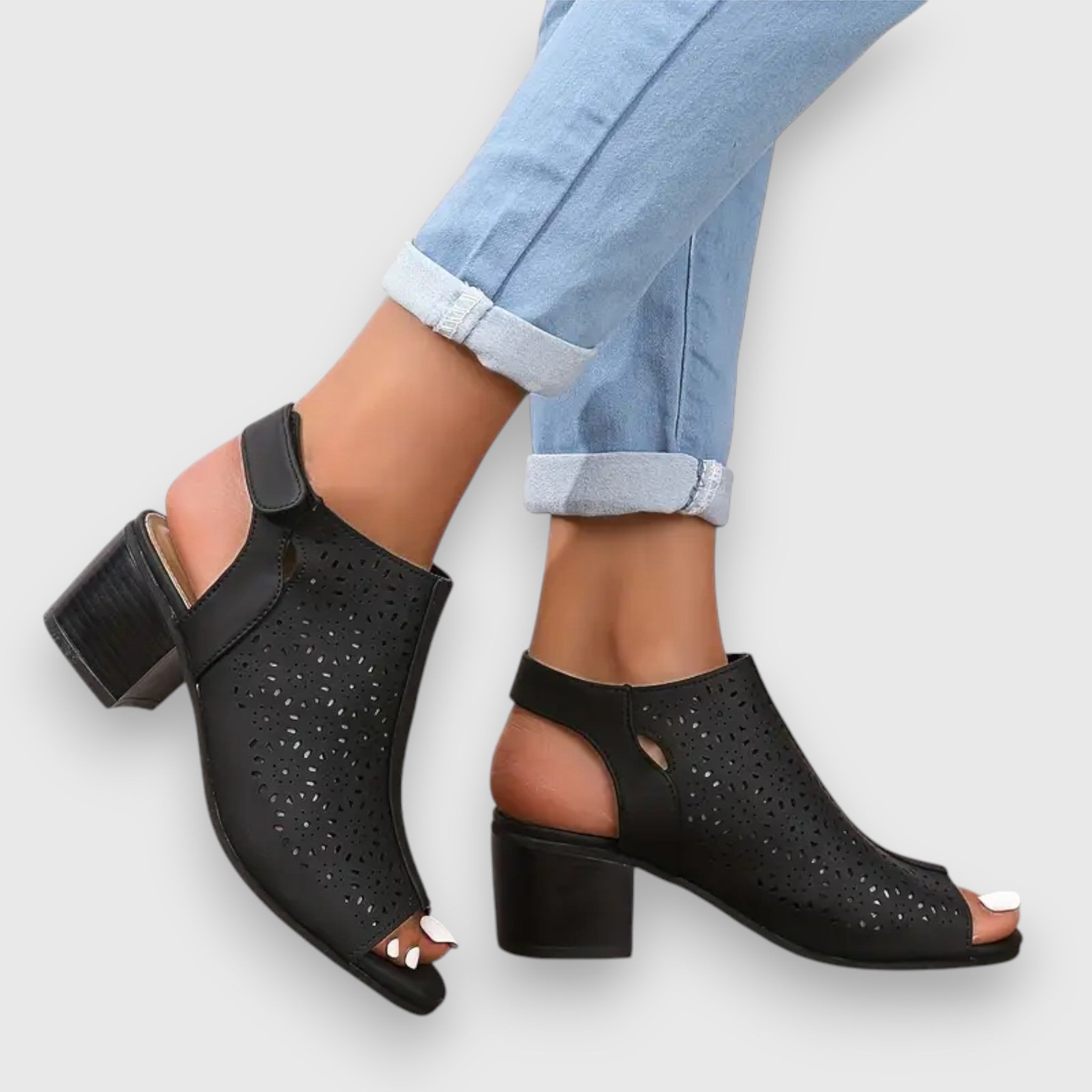 Julia | Elegante Damen Sommerschuhe Leichte Offene Sandalen