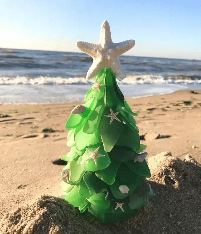 CoastGlow™ – Dekorativer Baum aus Seeglas