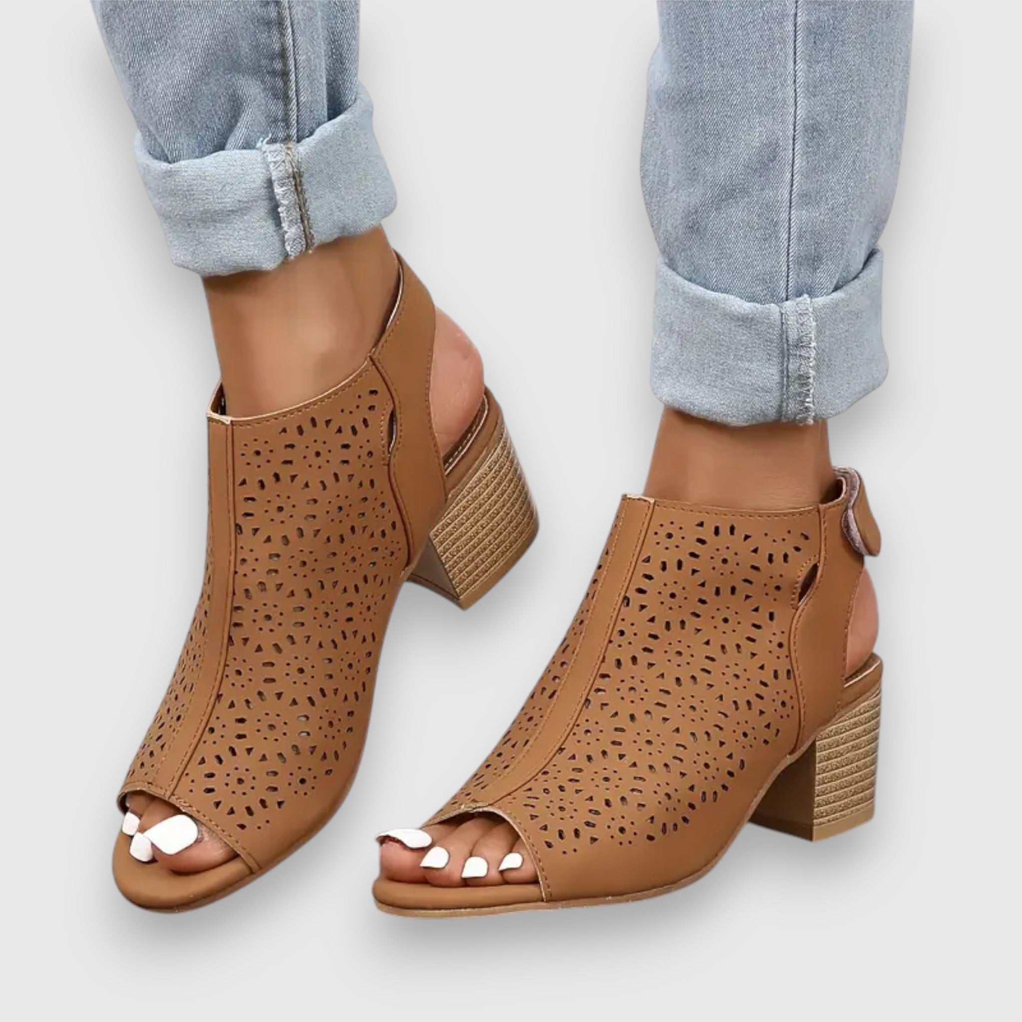Julia | Elegante Damen Sommerschuhe Leichte Offene Sandalen