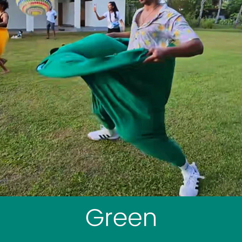 Outdoor-Fangspiel mit Riesenhose für Gruppenspaß + 1 Paar Hosen + 2 Bälle