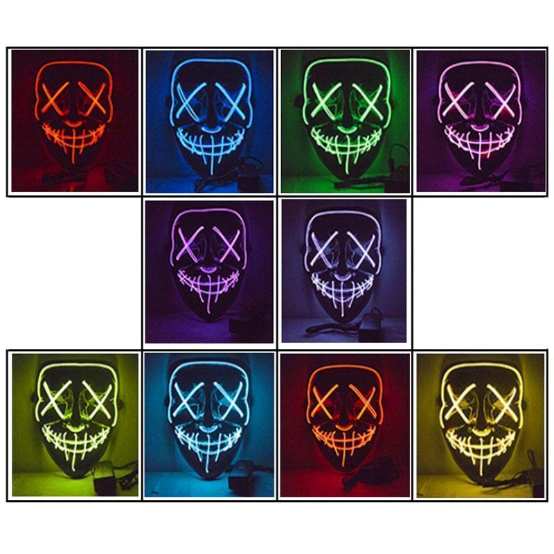 50% RABATT | GlowGrin™ | Halloween-LED-Leuchtmaske