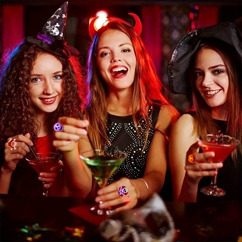 50 % RABATT | GloHex™ | Halloween - LED-Leuchtring & Brosche