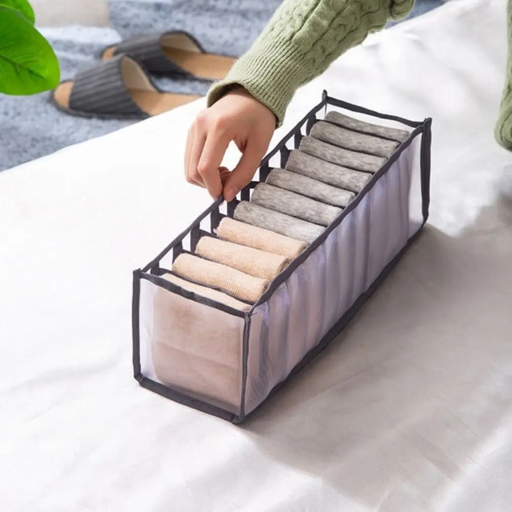 ClothingOrganizer™ - Transparente Mesh-Fächer