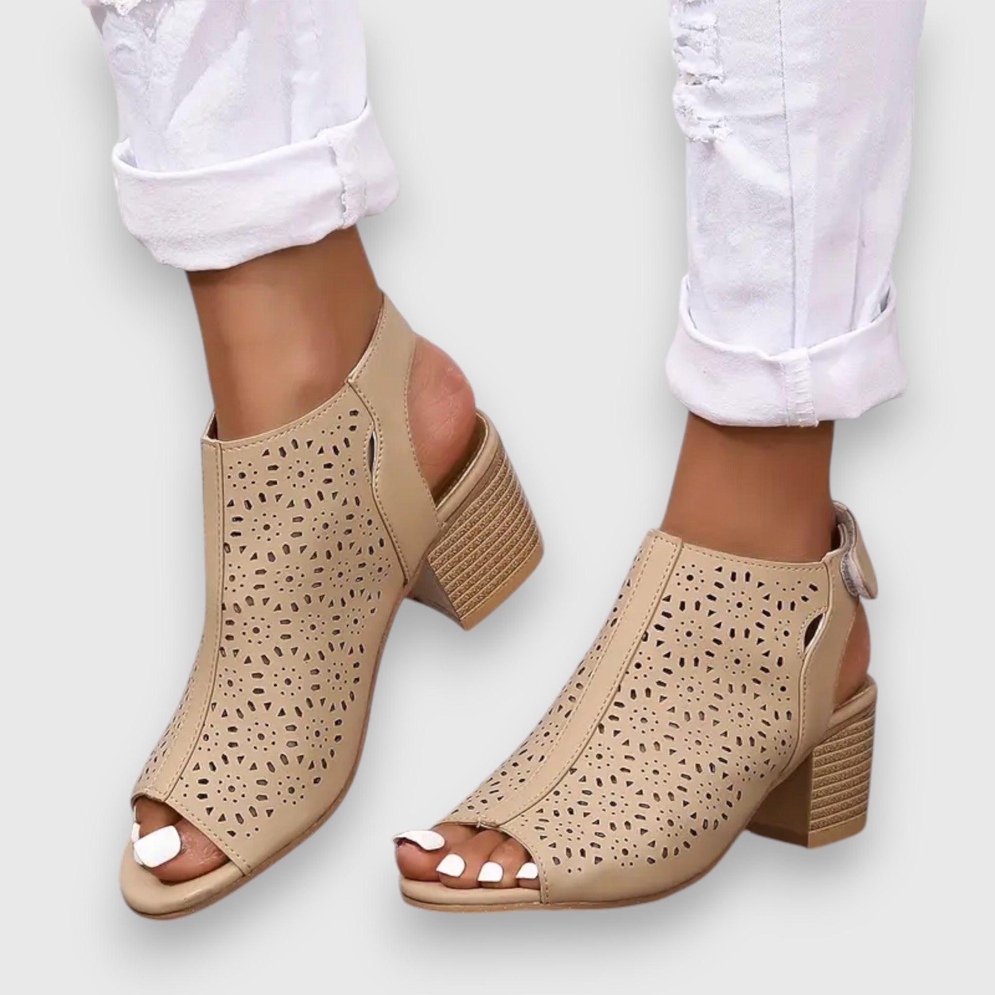 Julia | Elegante Damen Sommerschuhe Leichte Offene Sandalen