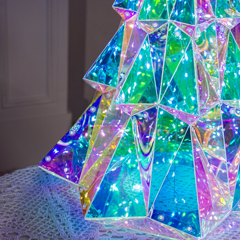 LumiGlitz™ – RGB-Holografische Weihnachtsfiguren