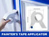 Malerklebeband-Applikator für perfekt gerade Farbkanten 1 Applikator + 2 Rollen Klebeband