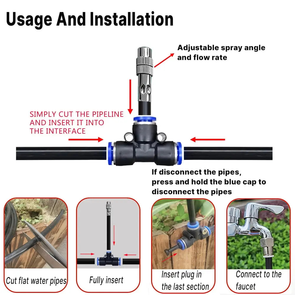 Automatisches Bewässerungssystem für Garten & Balkon – Spart Zeit & Wasser