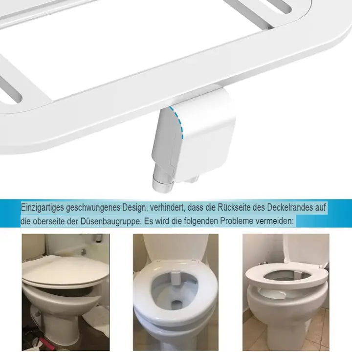 DualClean Bidet™ - Hygiene-Aufsatz