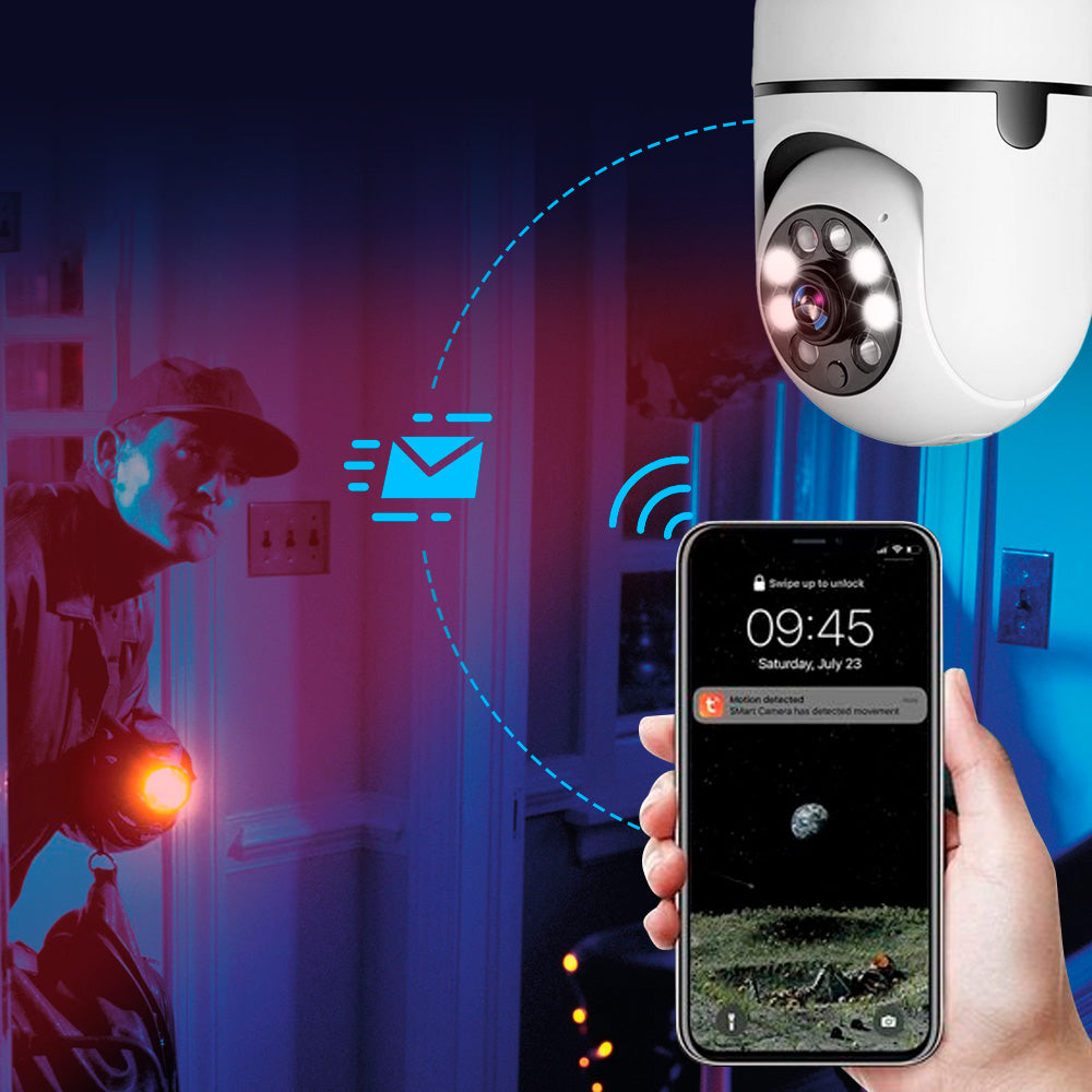 Die Original BulbCam360 – Kabellose Intelligente Sicherheitskamera