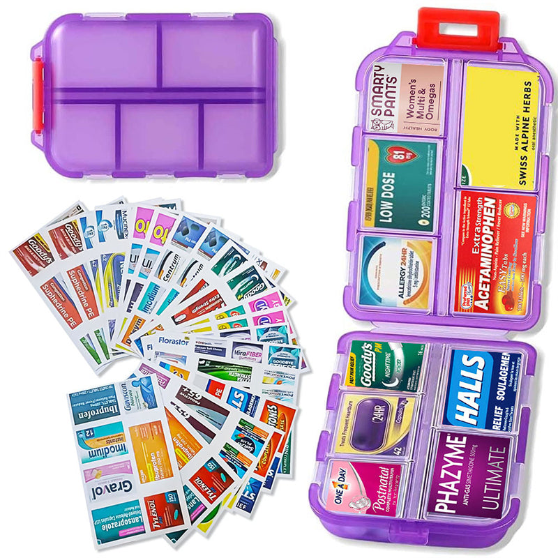 Reise-Pillenbox™ — Taschenformatige Lösung, um Ihre Medikamente überall sicher