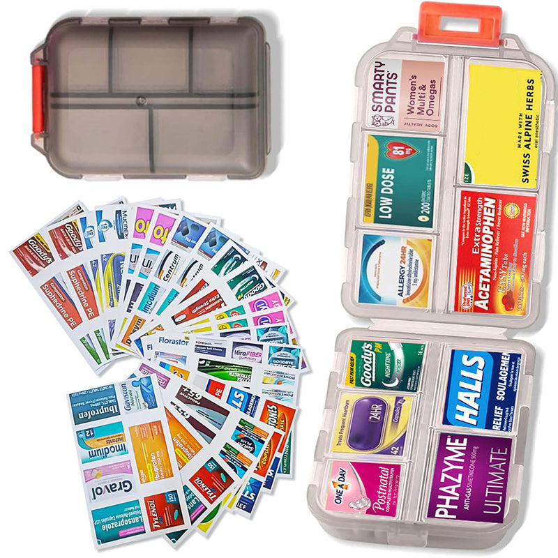 Reise-Pillenbox™ — Taschenformatige Lösung, um Ihre Medikamente überall sicher