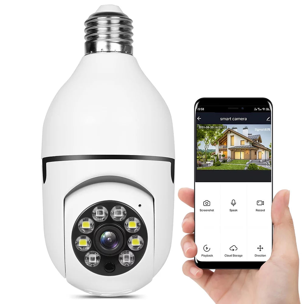Die Original BulbCam360 – Kabellose Intelligente Sicherheitskamera
