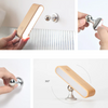 Massivholz -Schreibtischlampe mit magnetischer Ladung