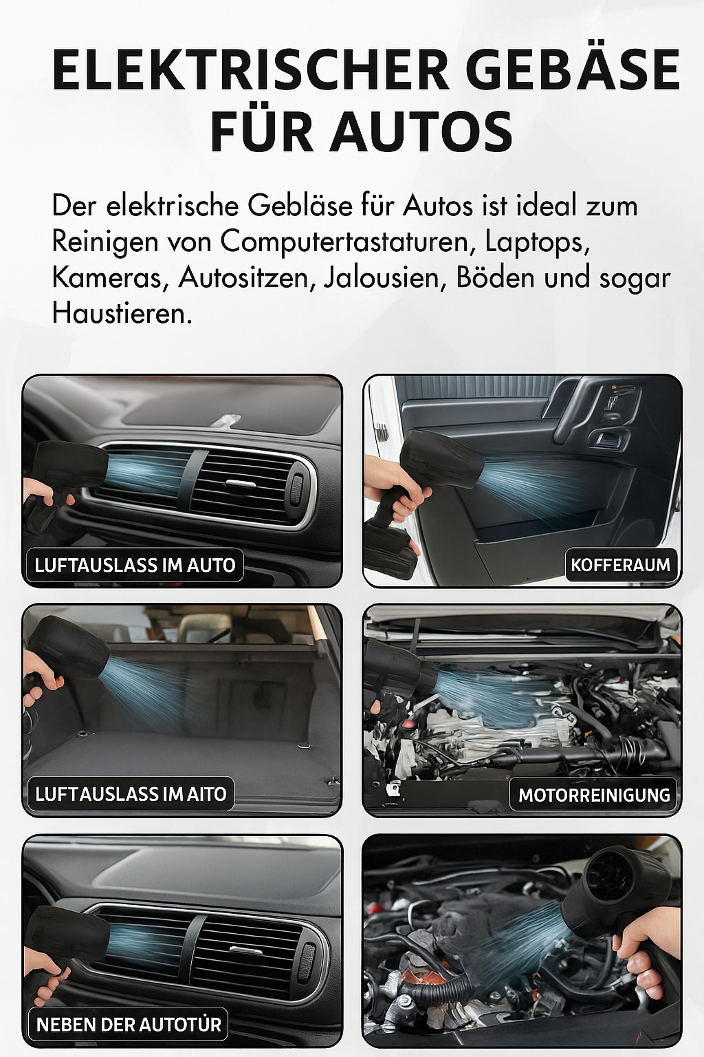 BladBreeze™ - Leistungsstarker Bläser