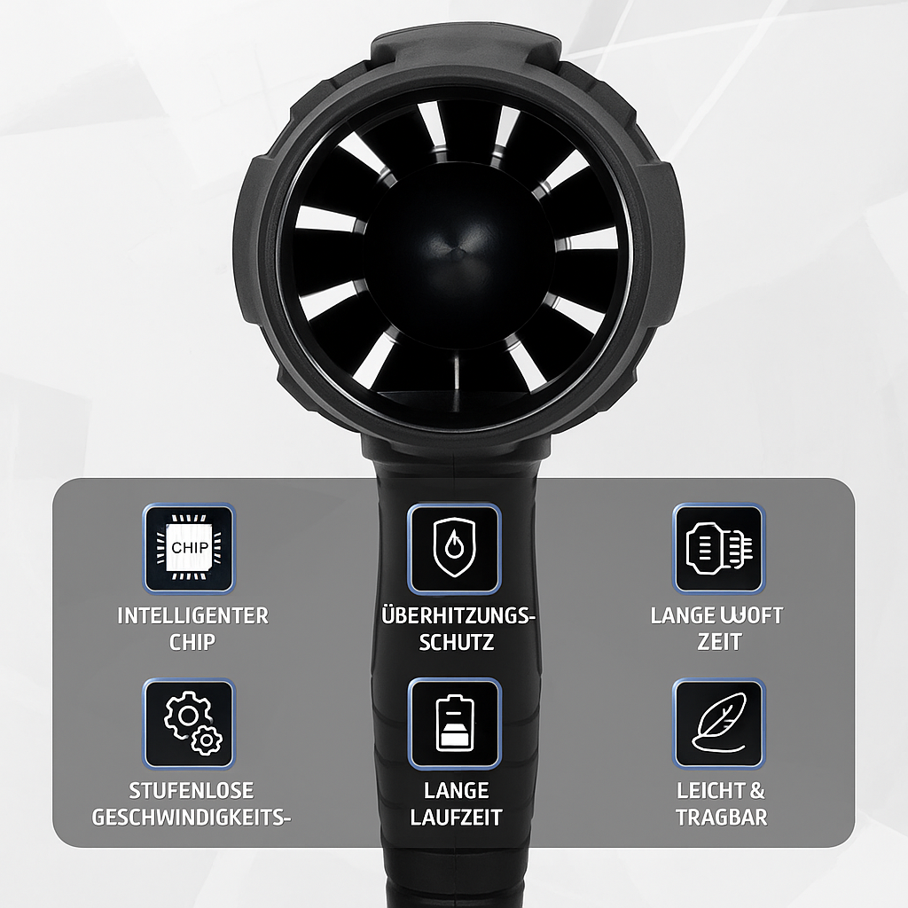 BladBreeze™ - Leistungsstarker Bläser