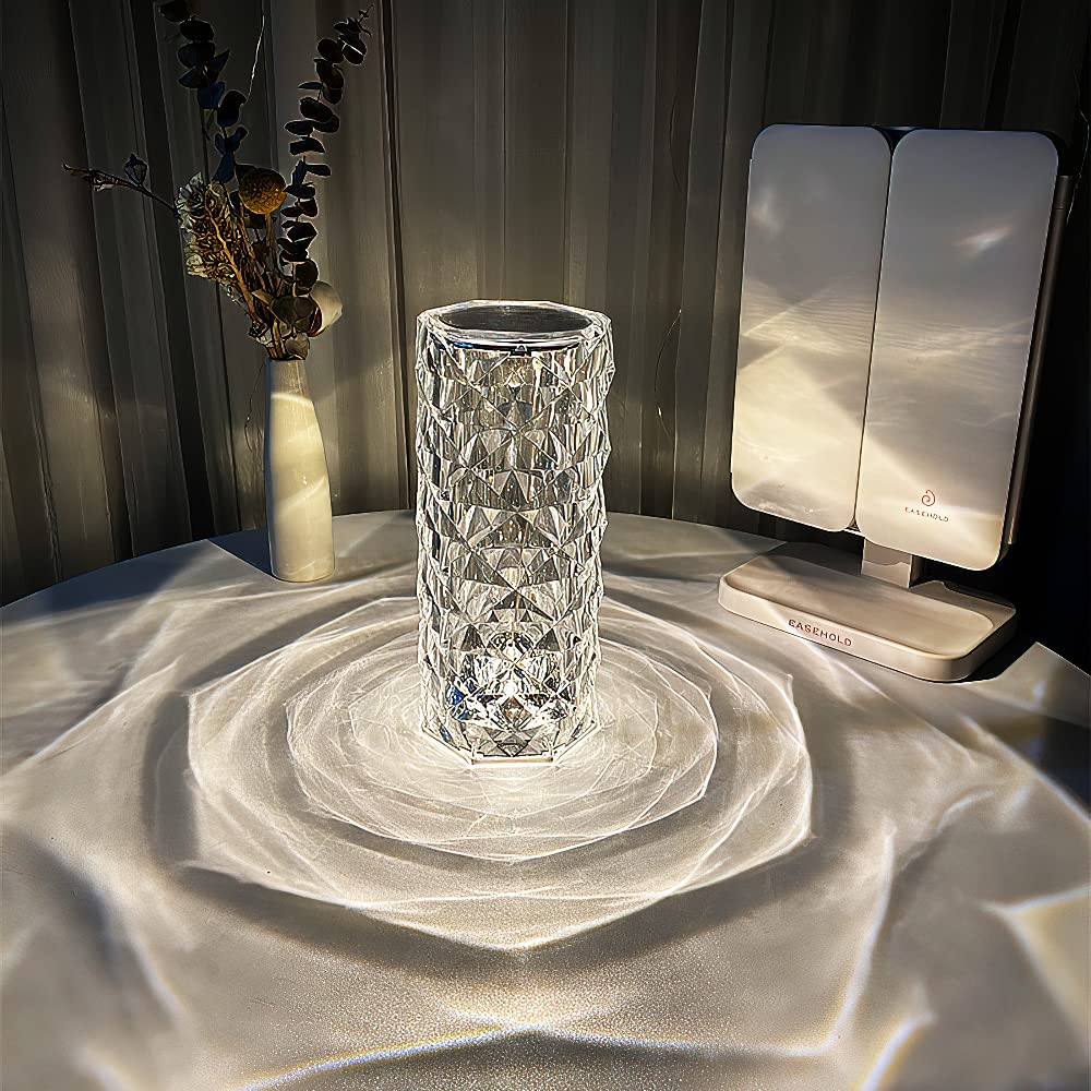 LumiRose™ – 3D-Kristalllampe mit 16 Farben
