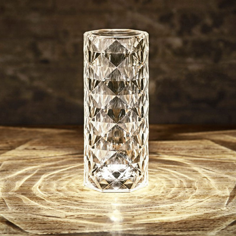 LumiRose™ – 3D-Kristalllampe mit 16 Farben