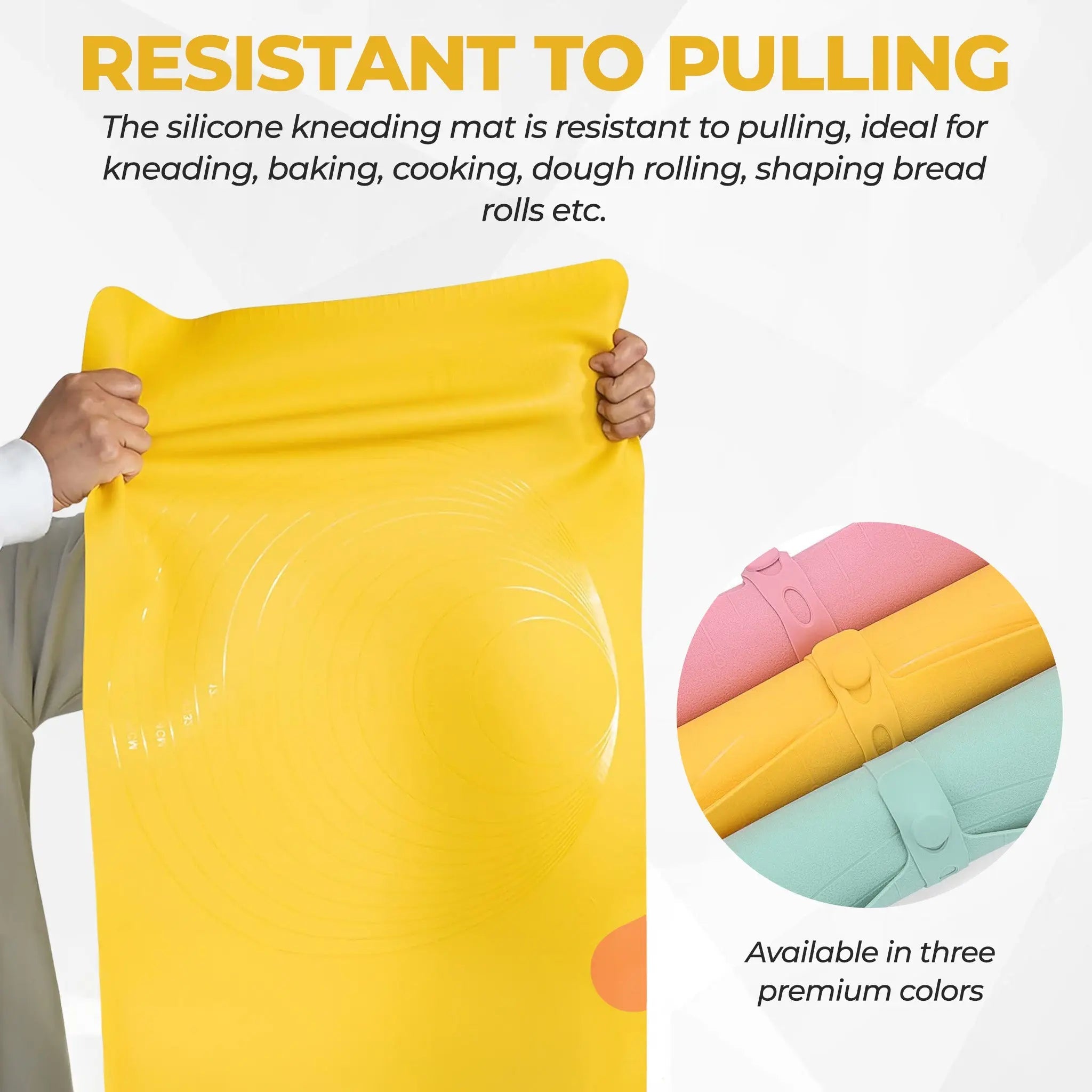 50% RABATT | KneadEase™ | XL Silikon-Küchenmatte 60×40 cm