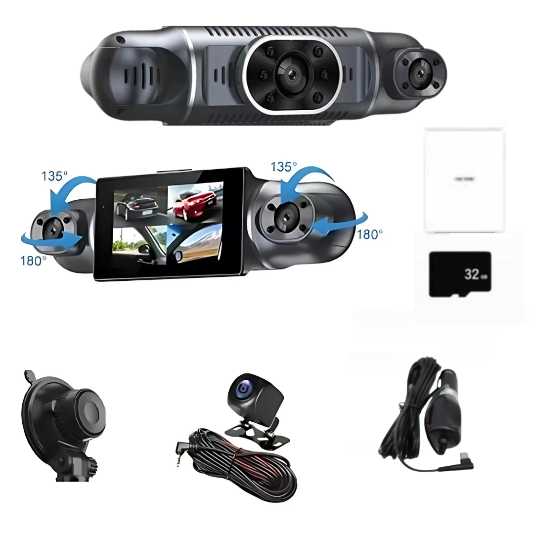 CarRecorder Pro™ – 4-Kanal Dashcam