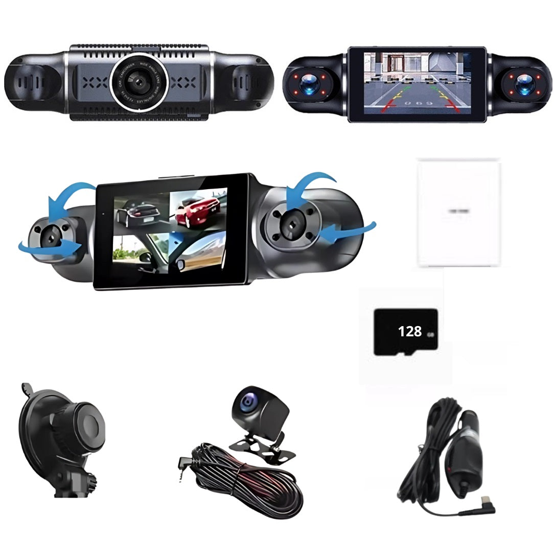 CarRecorder Pro™ – 4-Kanal Dashcam