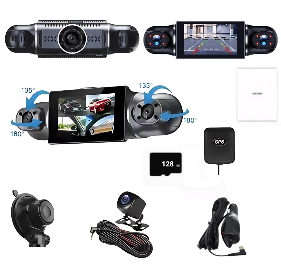 CarRecorder Pro™ – 4-Kanal Dashcam