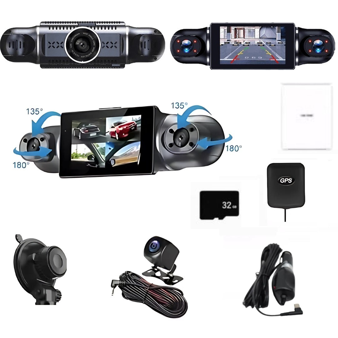 CarRecorder Pro™ – 4-Kanal Dashcam