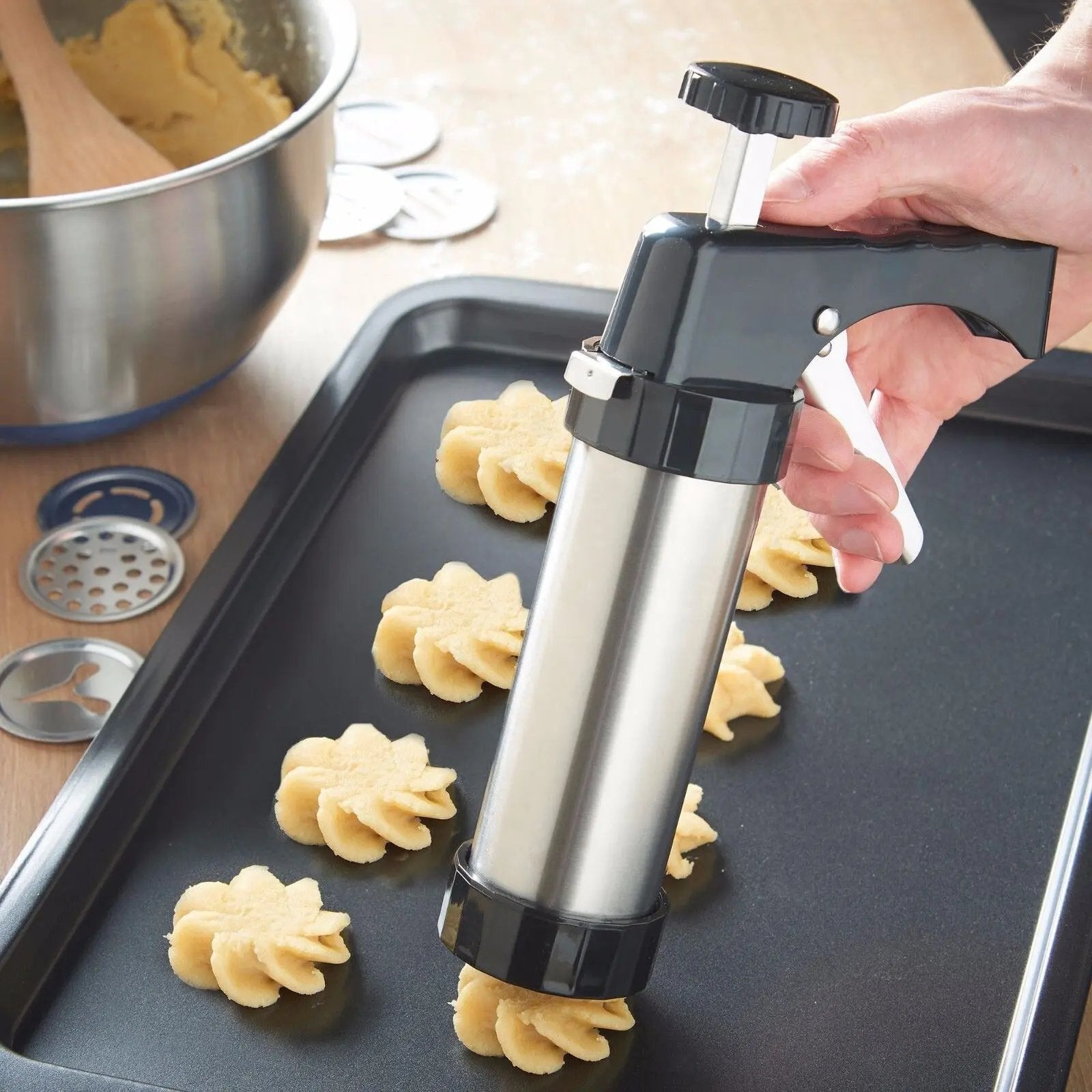CookieMaster™ – Komplettset Spritzgebäckpresse