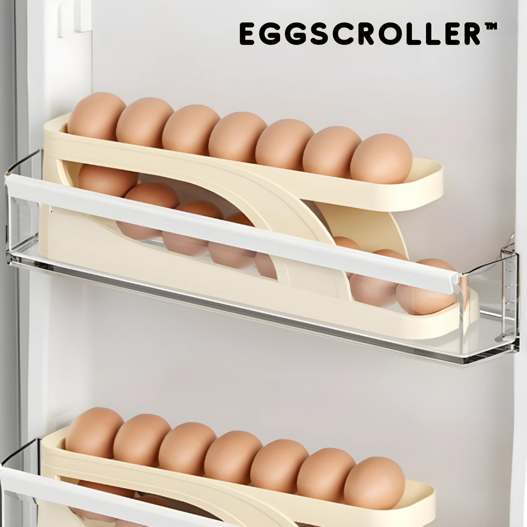 1+1 GRATIS | EggScroller™ - Eierhalter mit automatischer Rollfunktion für Frische