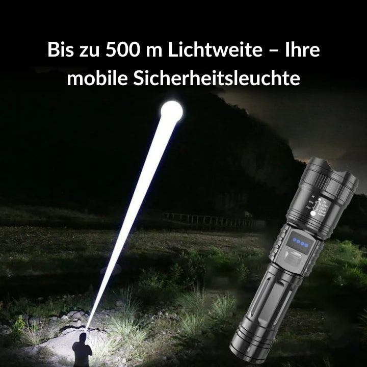 Ultrahelle LED-Taschenlampe – Extrem hell, robust & zuverlässig