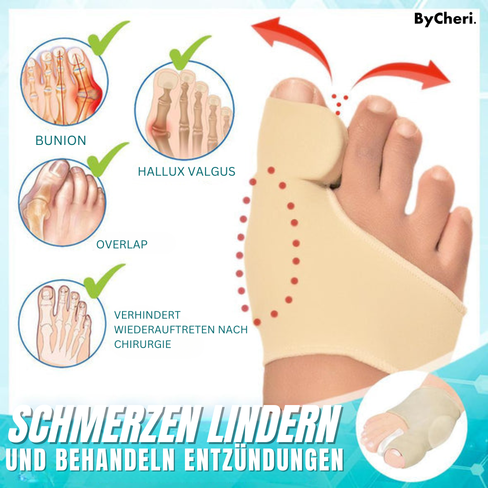 1 + 1 GRATIS | Dr. Fit™ - Hallux Valgus Korrekturhülsen für schmerzfreie