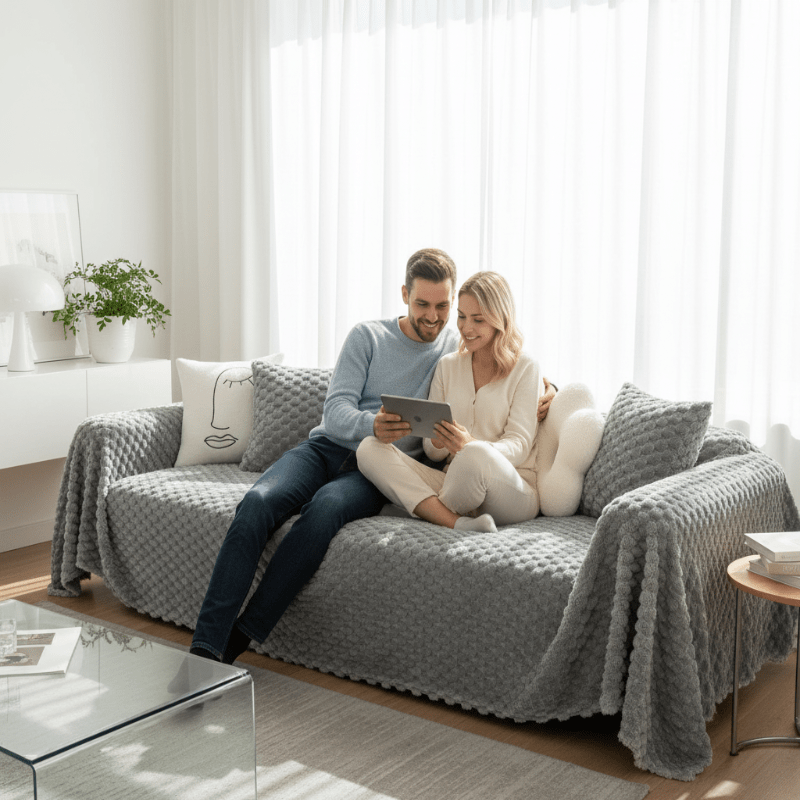 Chenillo™ – Weiche Chenille-Decke