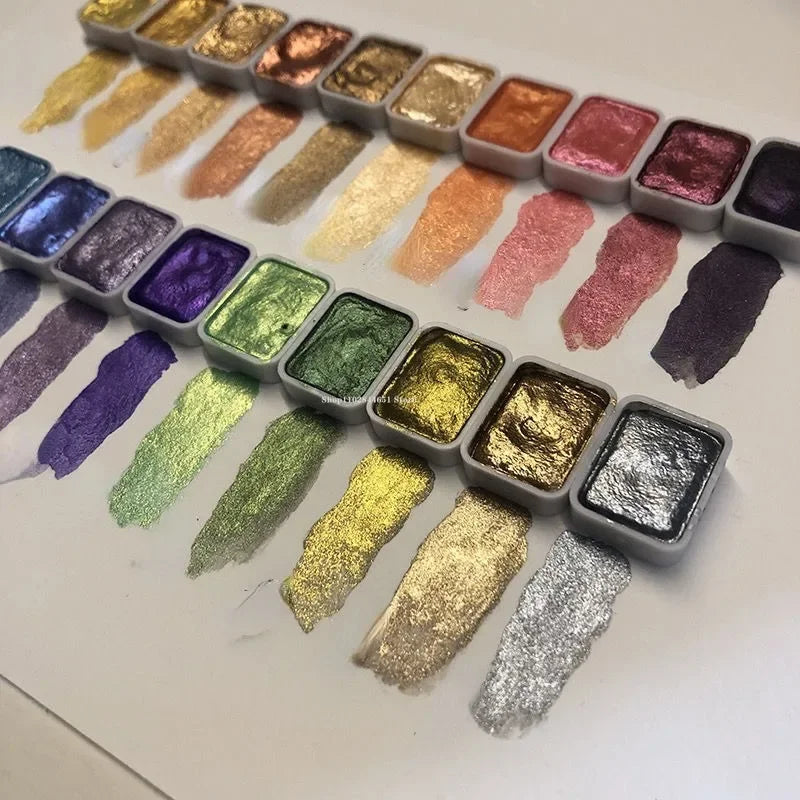 Artisyn™ – Schillerndes Aquarellfarben-Set