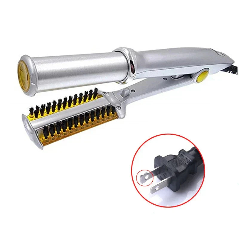 1+1 Gratis | StyloMeister  | 2-in-1 Professionelles Haarstyling-Werkzeug: Haarglätter und Lockenstab