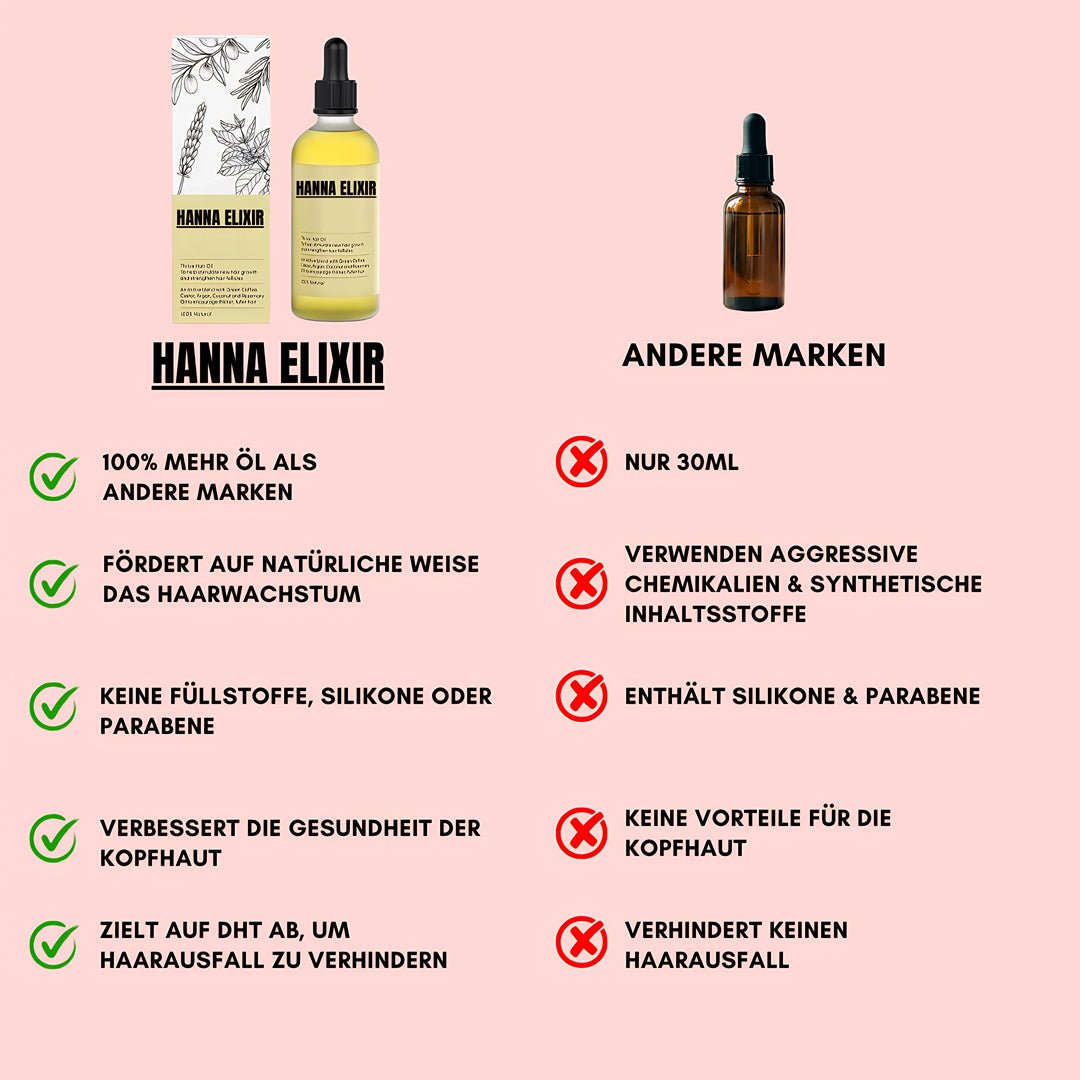 Hanna Elixir™ - Natürliches Haaröl für Wachstum