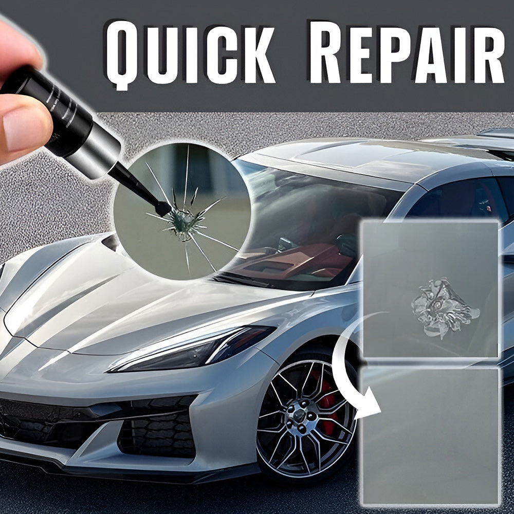Reparieren Sie Glasrisse in nur wenigen Minuten