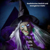 Gespenstische fliegende Hexe – Halloween-Deko mit Lichtern & Sound