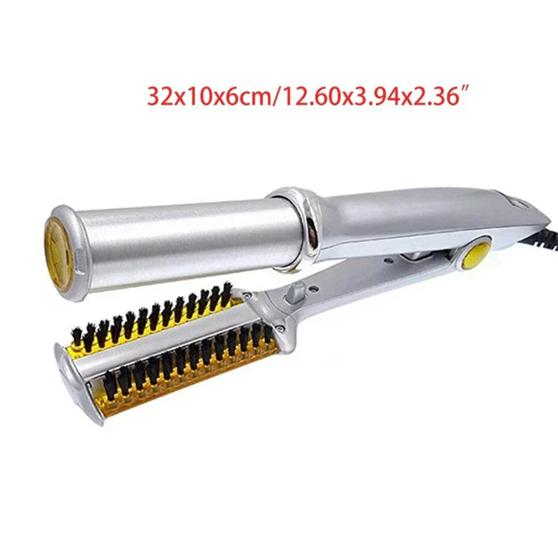 1+1 Gratis | StyloMeister  | 2-in-1 Professionelles Haarstyling-Werkzeug: Haarglätter und Lockenstab