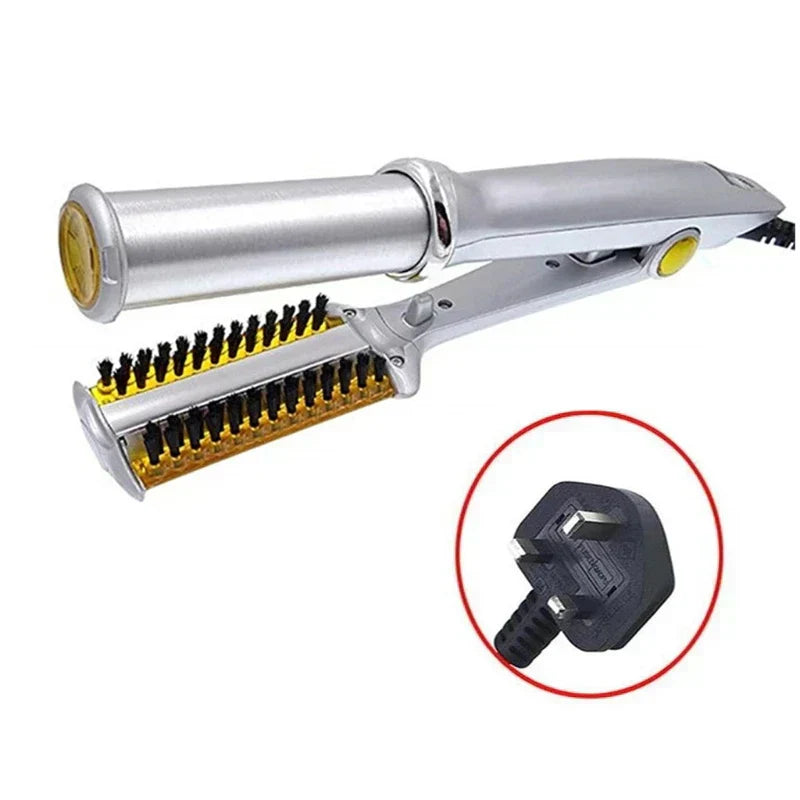 1+1 Gratis | StyloMeister  | 2-in-1 Professionelles Haarstyling-Werkzeug: Haarglätter und Lockenstab