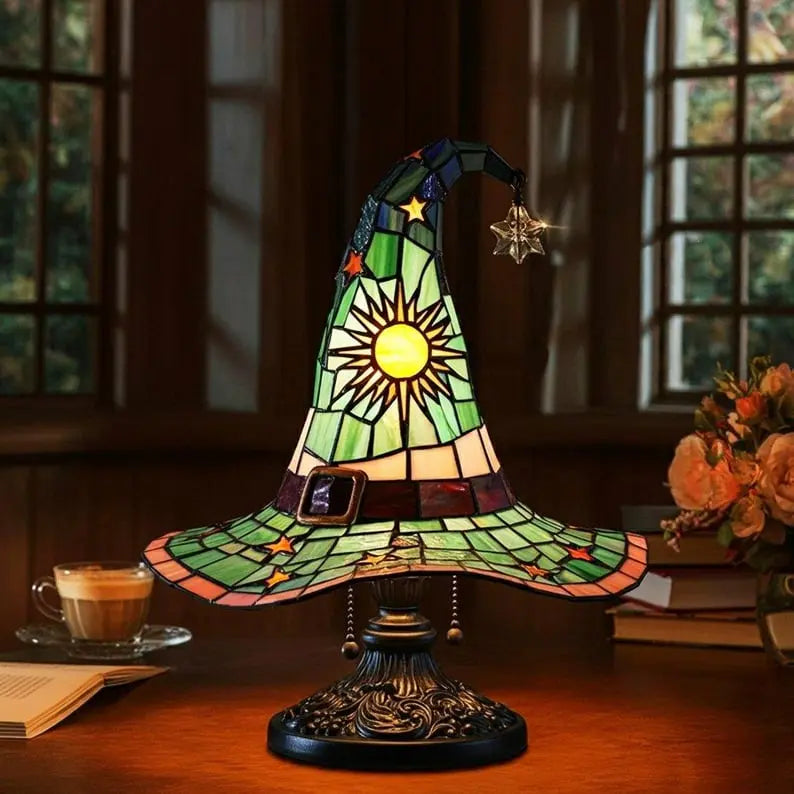 Hexenhut-Lampe – Magische Leuchte für Halloween, Gothic & Fantasy-Dekor
