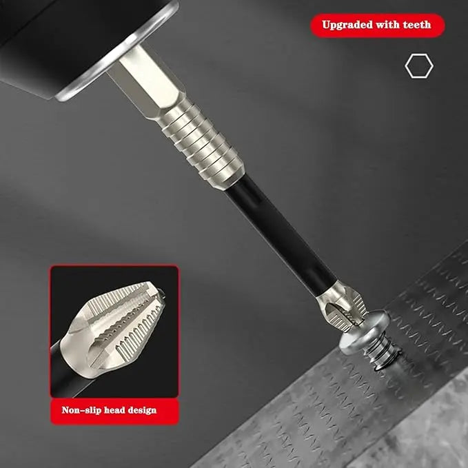 Magnetische Bit-Aufsätze – Rutschfeste Kreuzschlitz Bits für Akkuschrauber 1 Set (6 Stück)