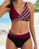 Missy – Asymmetrisches Bikini-Set mit Kontrastdetails für Damen