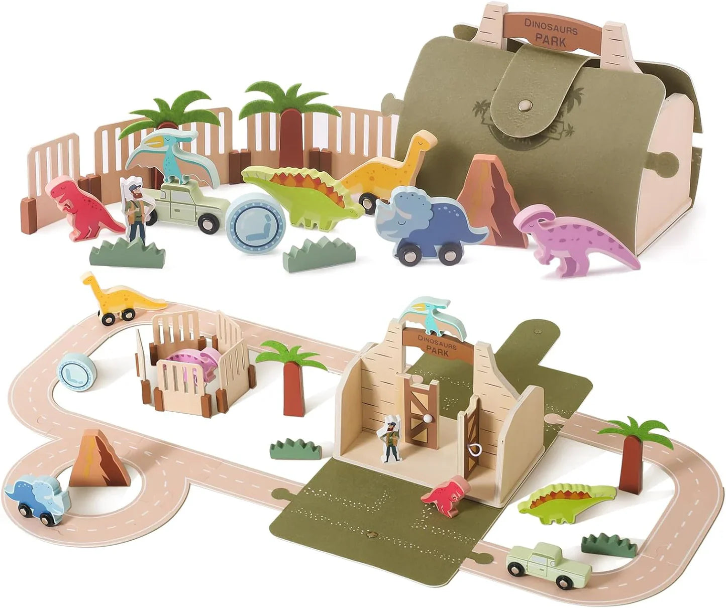 Woods™ – Houten Dino Park Set