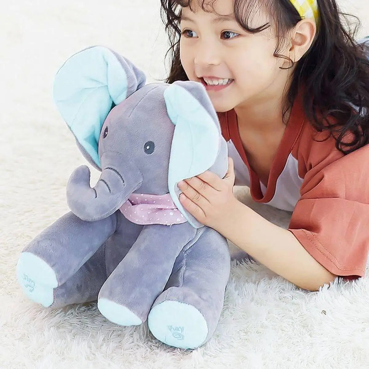 Plüsch-Elefant mit Musik – Bewegliche Ohren & Kinderlachen garantiert