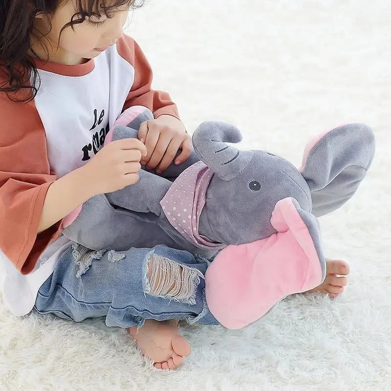 Plüsch-Elefant mit Musik – Bewegliche Ohren & Kinderlachen garantiert