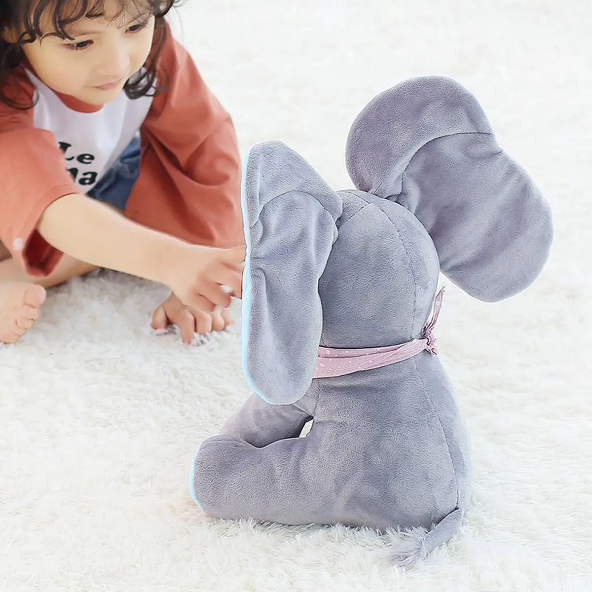 Plüsch-Elefant mit Musik – Bewegliche Ohren & Kinderlachen garantiert