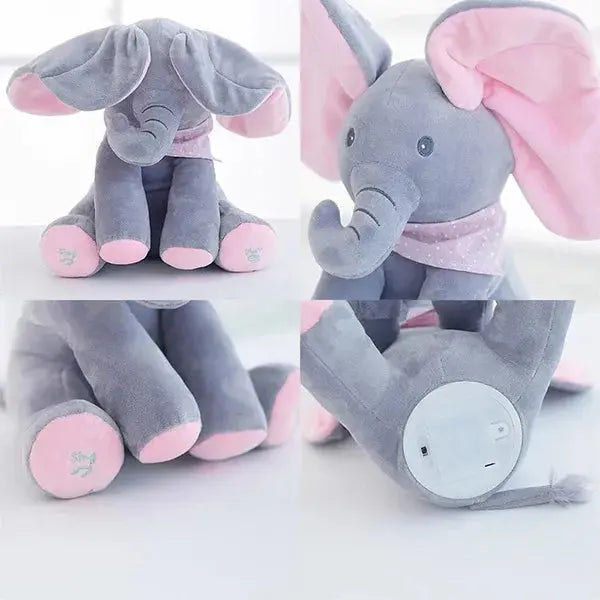 Plüsch-Elefant mit Musik – Bewegliche Ohren & Kinderlachen garantiert