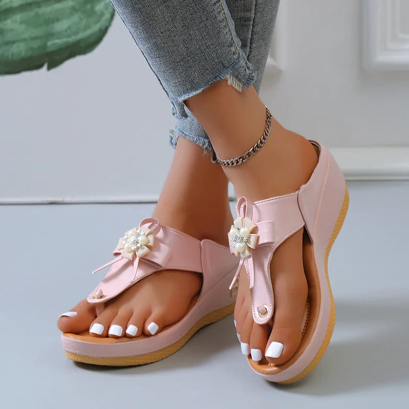 Ivana | Damen Stylische Sommer Jadesandalen