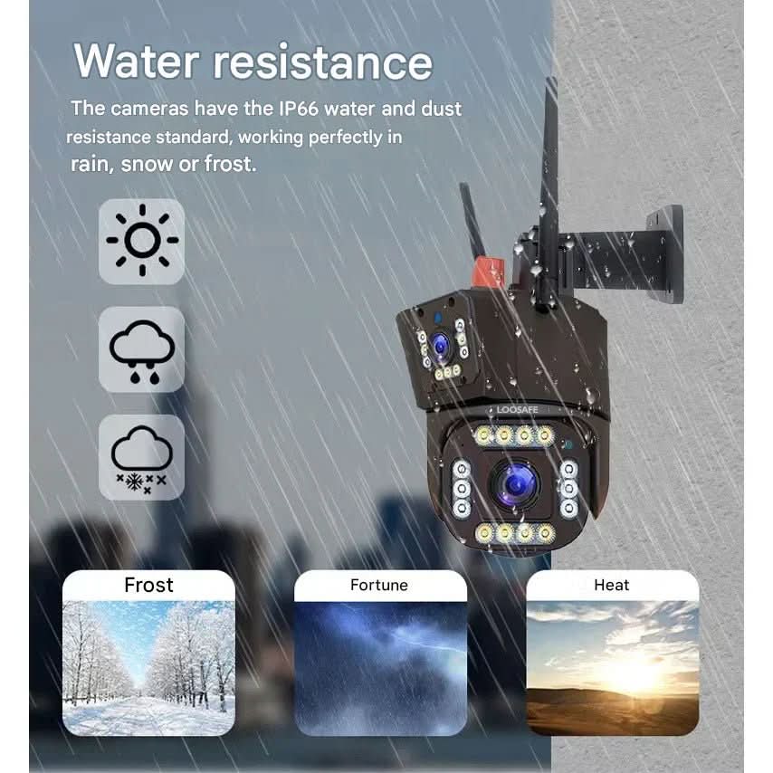 DualGuard 4K™ – Solarbetriebene 360°-Kamera